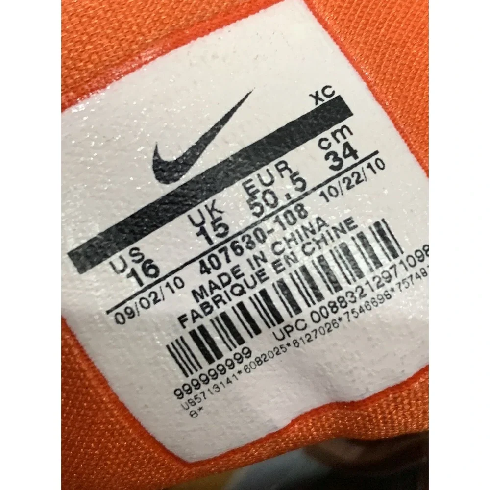RARE 🔥Nike Zoom Lebron‎ Soldier IV EXTREMELY RARE SAMPLE 407630-108 Size 16